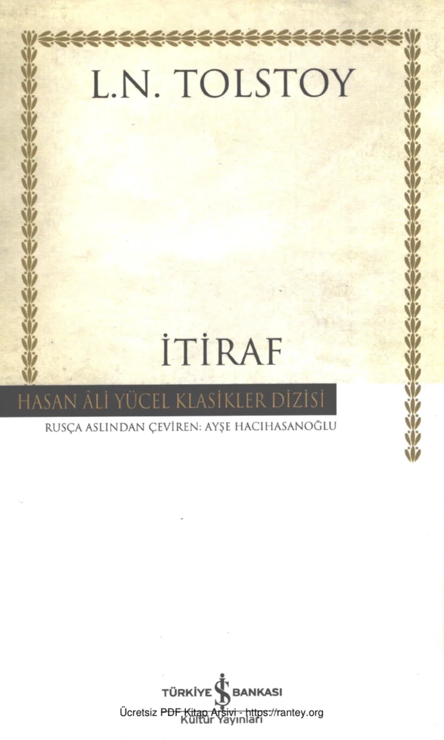 İtiraf kapak görseli