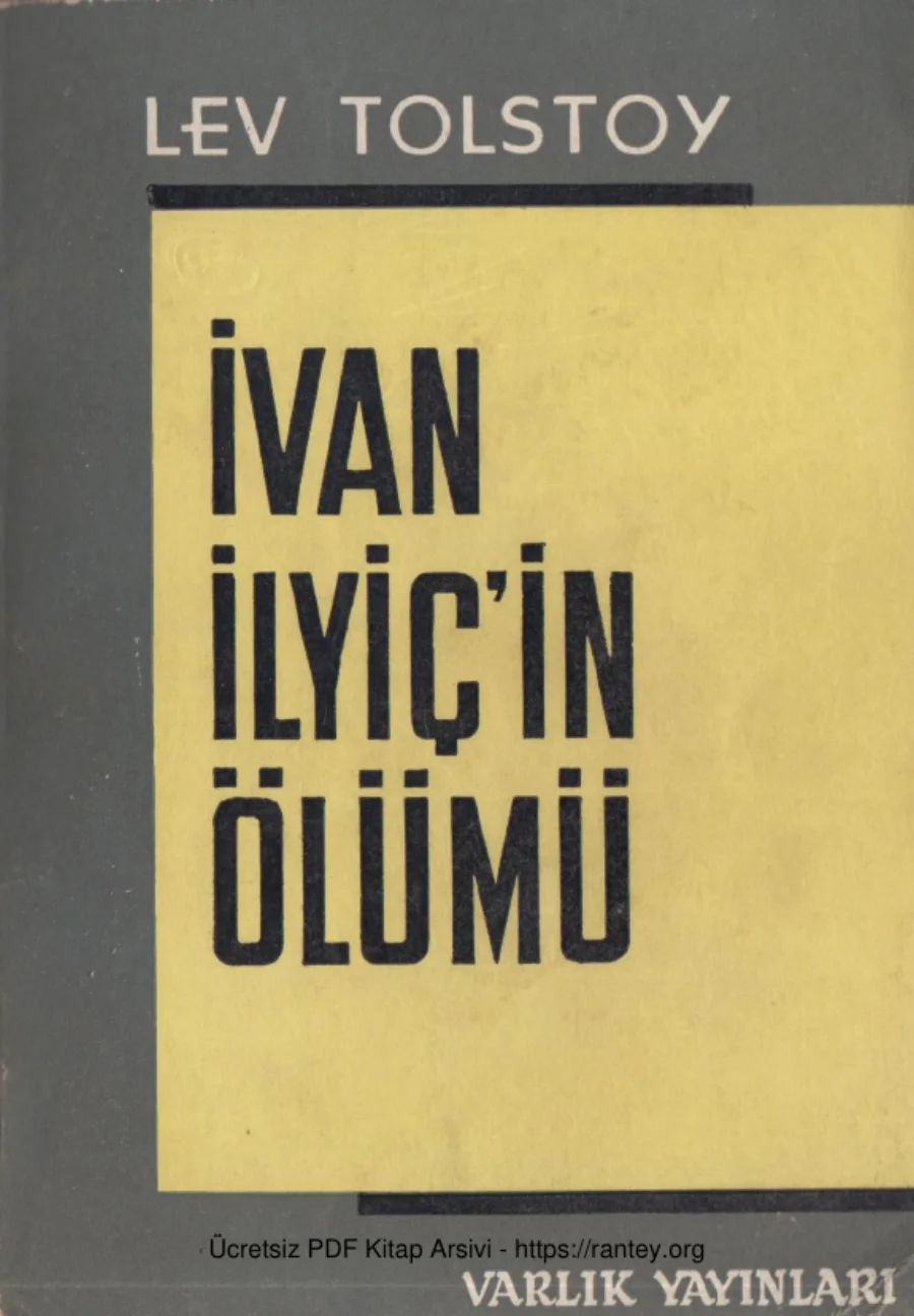 İvan İlyiçin Ölümü kapak görseli