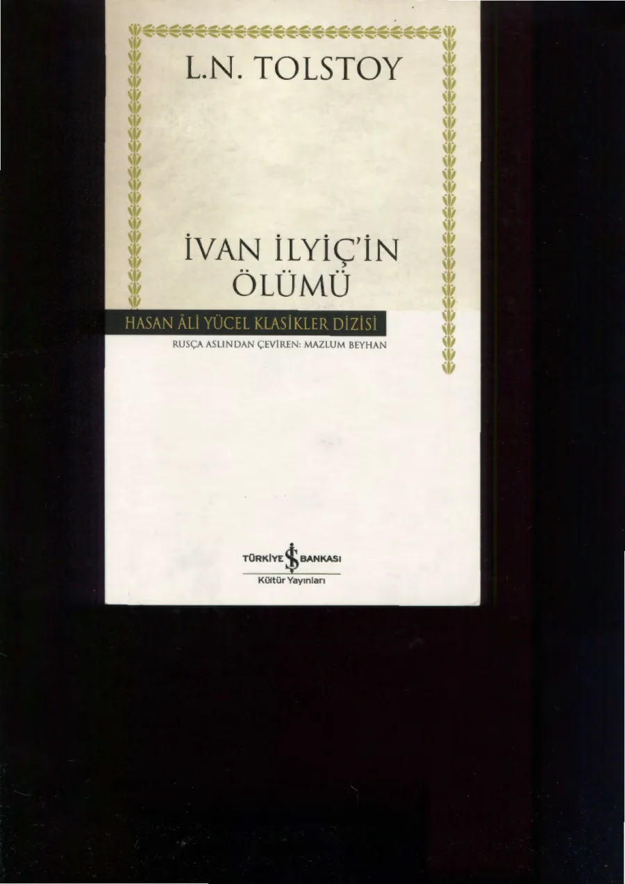 İvan İlyiçin Ölümü kapak görseli