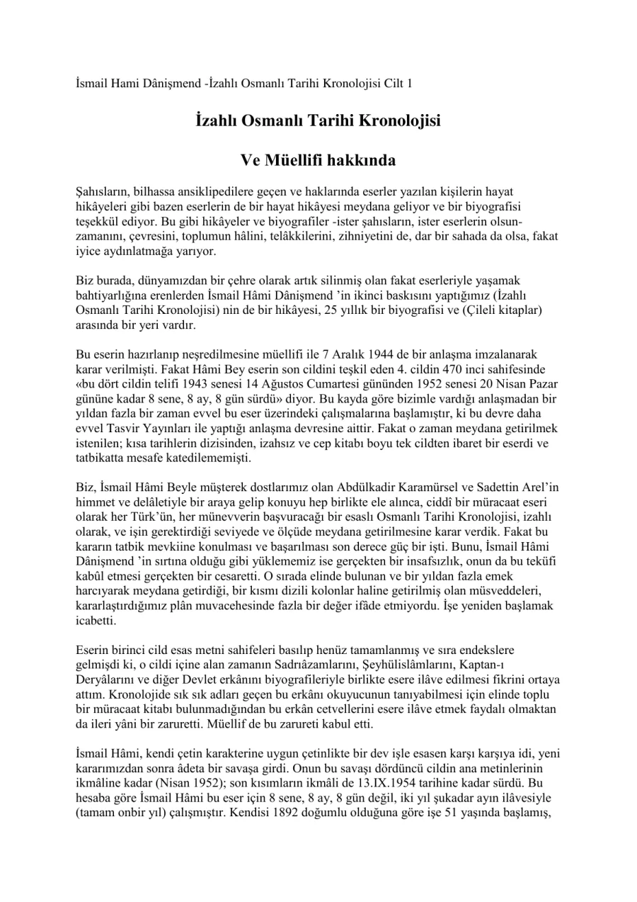 İzahlı Osmanlı Tarihi Kronolojisi PDF kapak görseli