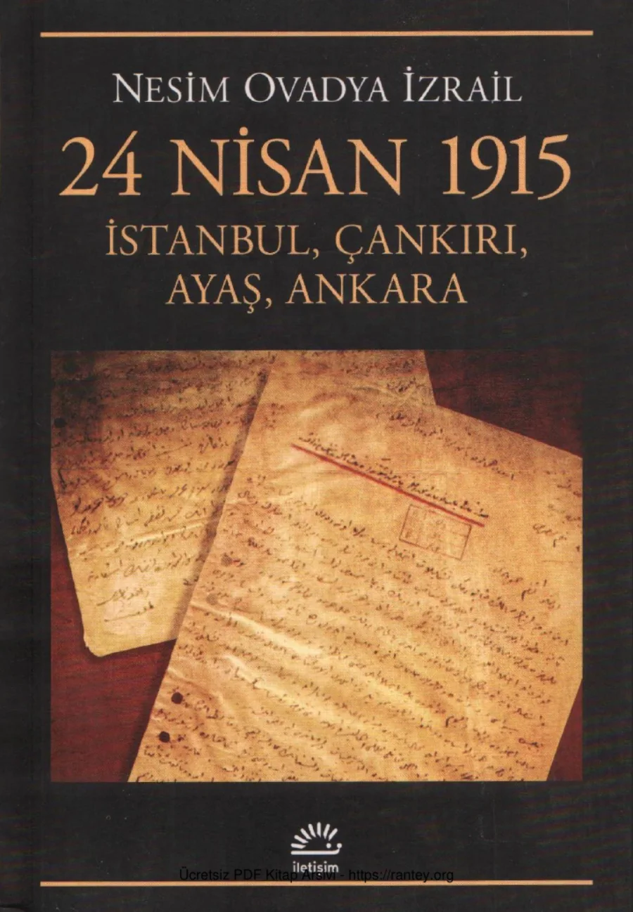 İzrail 24 Nisan 1915 İstanbul Çankırı Ayaş Ankara kapak görseli