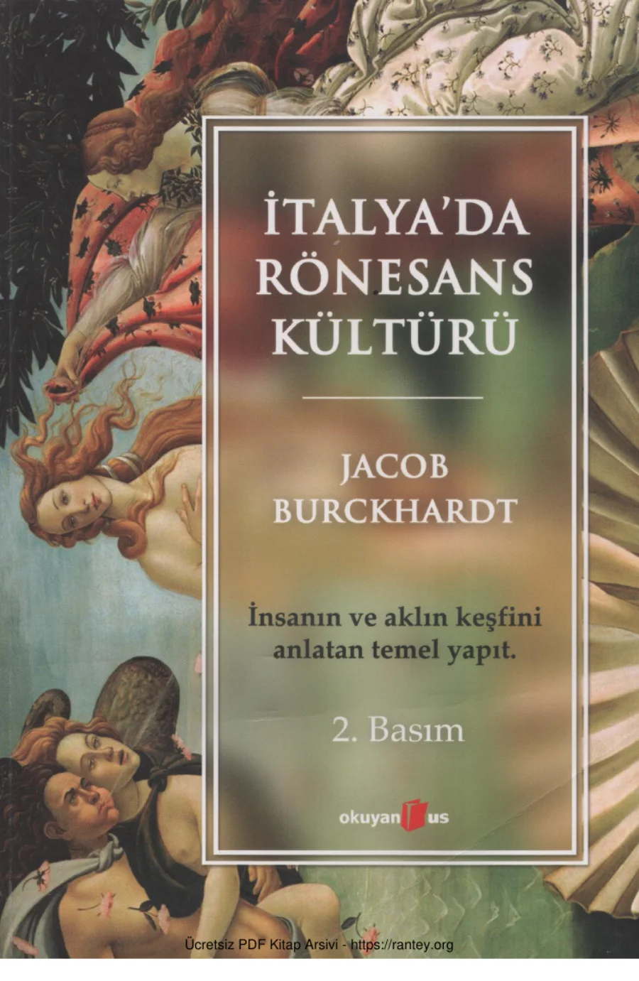 Jacob Burckhardt İtalyada Rönesans Kültürü kapak görseli