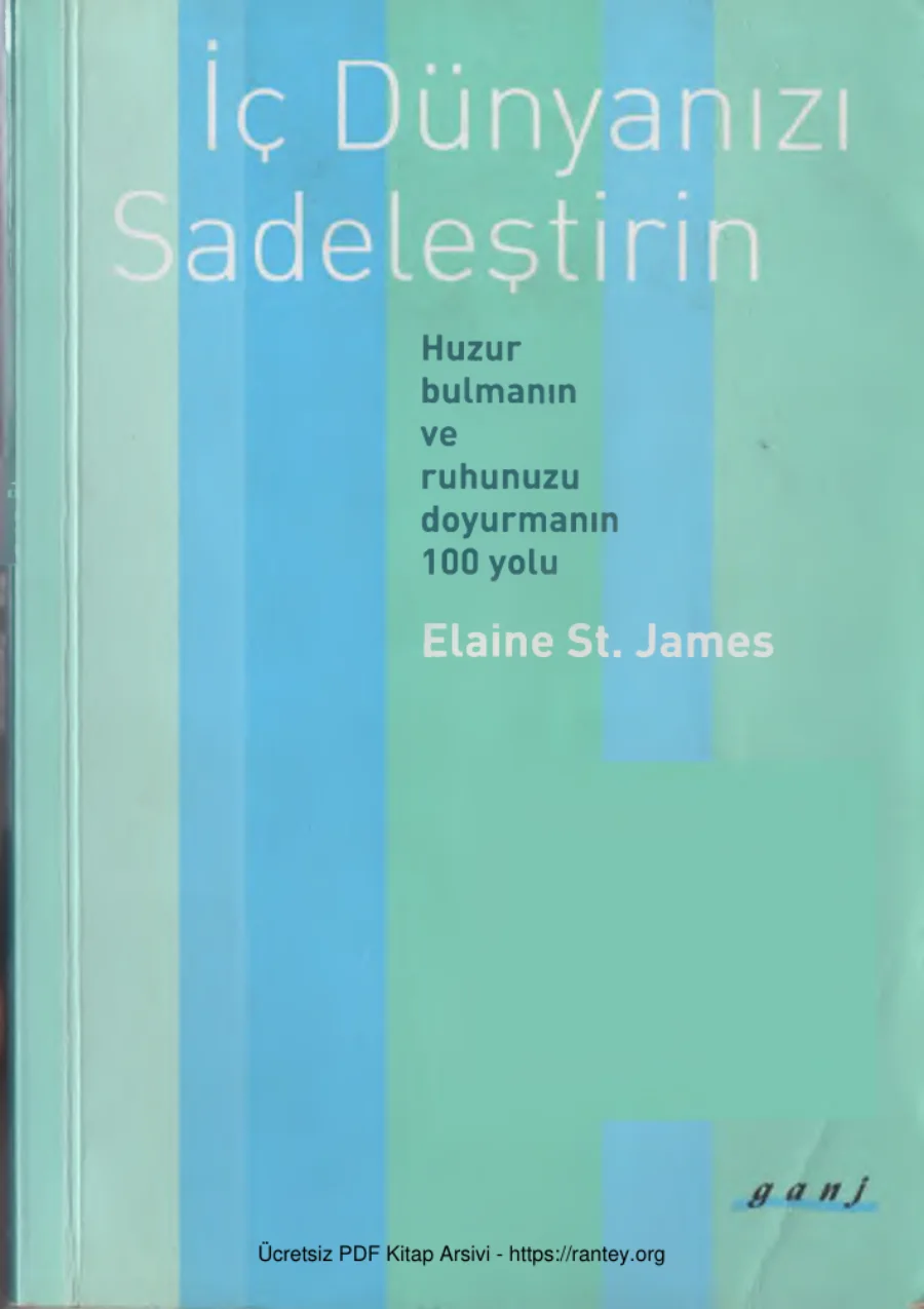 James İç Dünyanızı Sadeleştirin kapak görseli