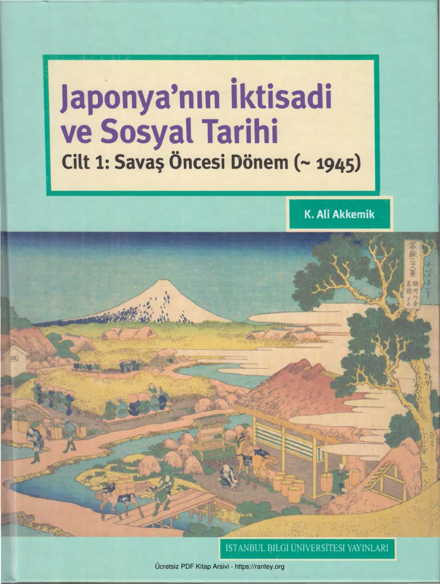 Japonyanın İktisadi ve Sosyal Tarihi Cilt 1 kapak görseli
