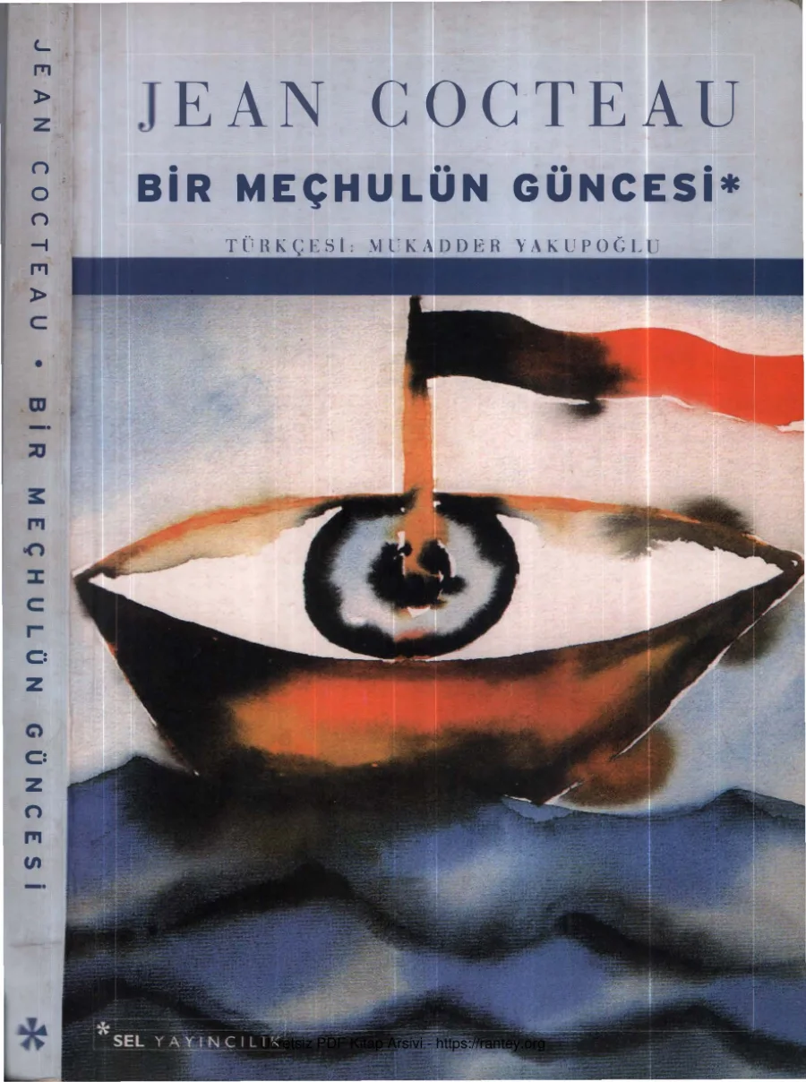 Jean Cocteau Bir Meçhulün Güncesi kapak görseli
