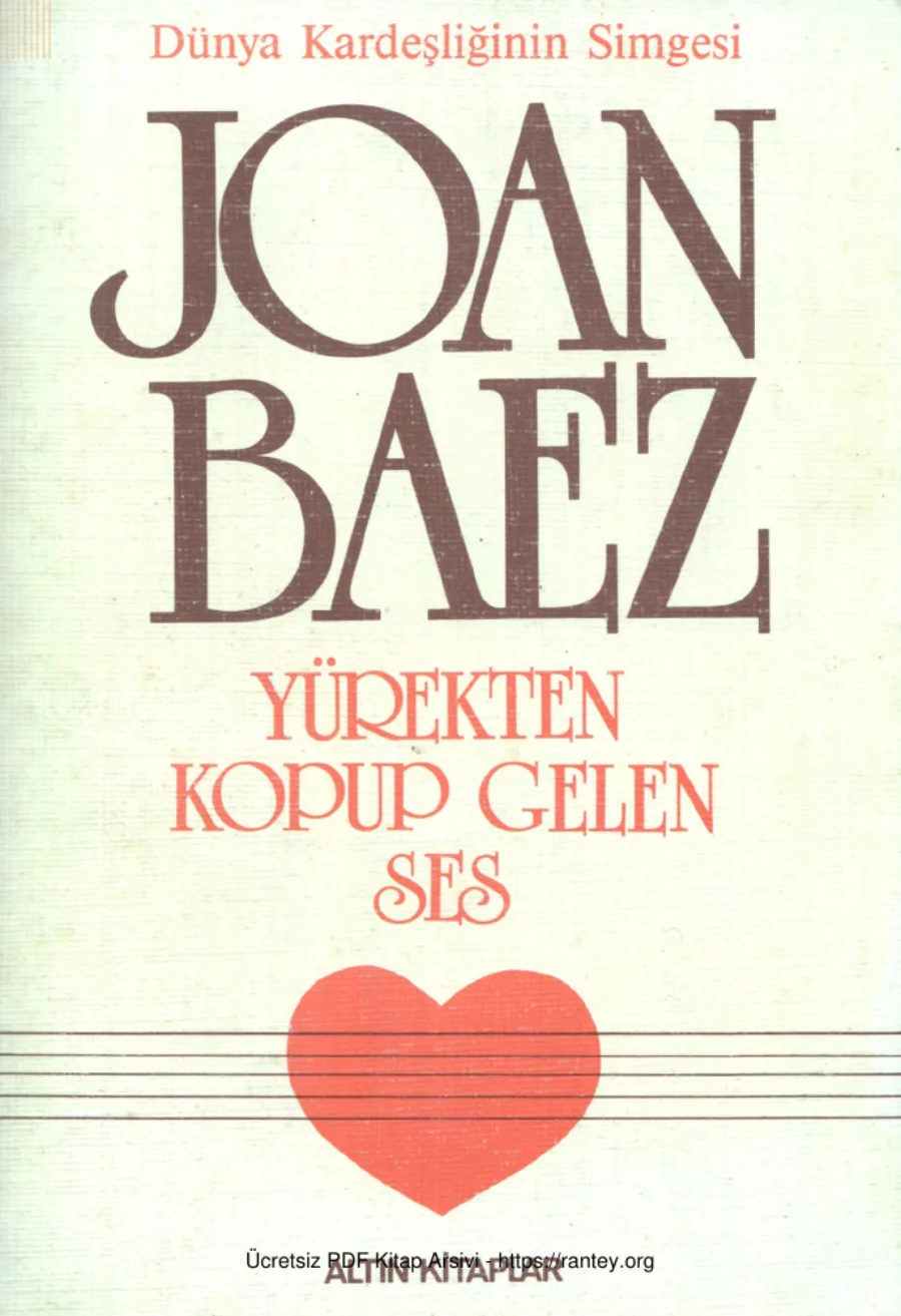 Joan Baez Yürekten Kopup Gelen Ses kapak görseli