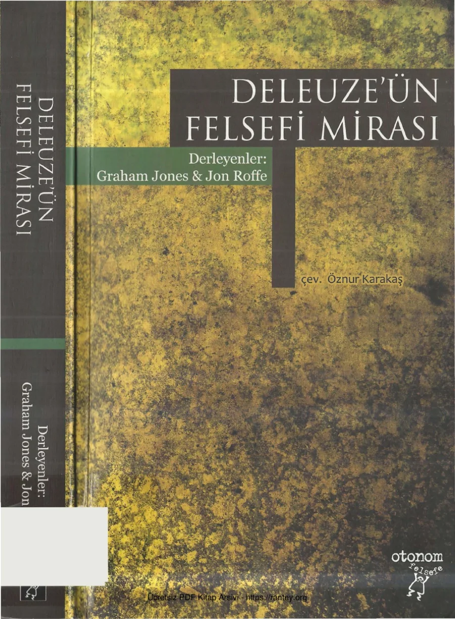 Jon Roffe Deleuzeün Felsefi Mirası kapak görseli