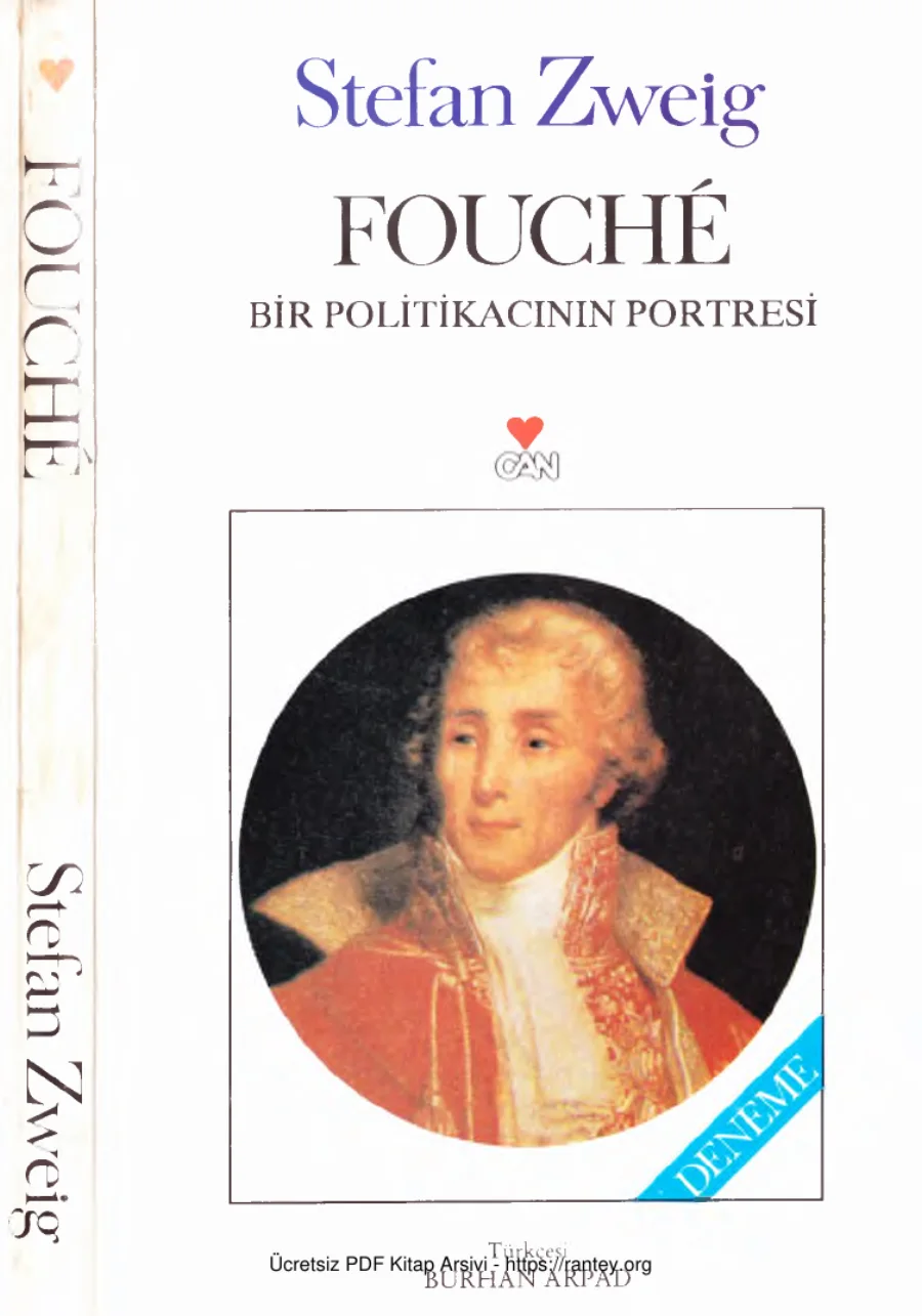 Joseph Fouche Bir Politikacının Portresi Can Yay 1995 kapak görseli
