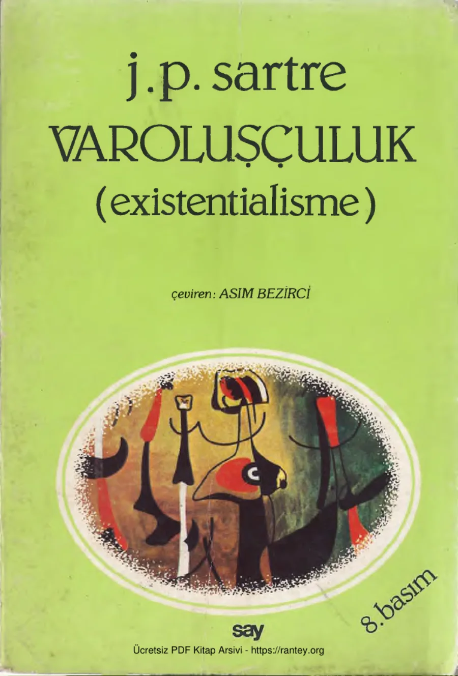 JPSatre Varoluşculuk kapak görseli