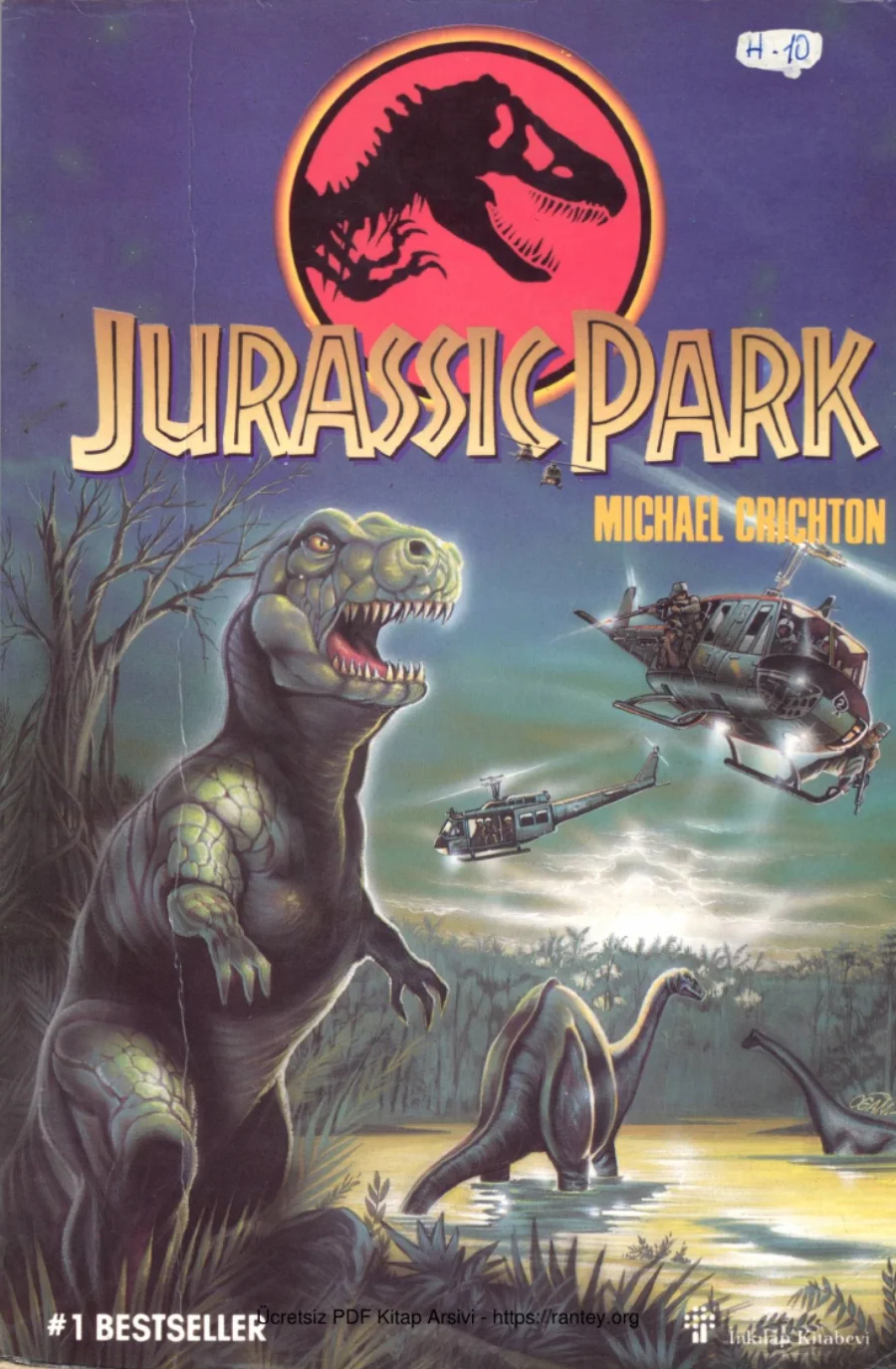 Jurassic Park İnkılap Yayınları kapak görseli