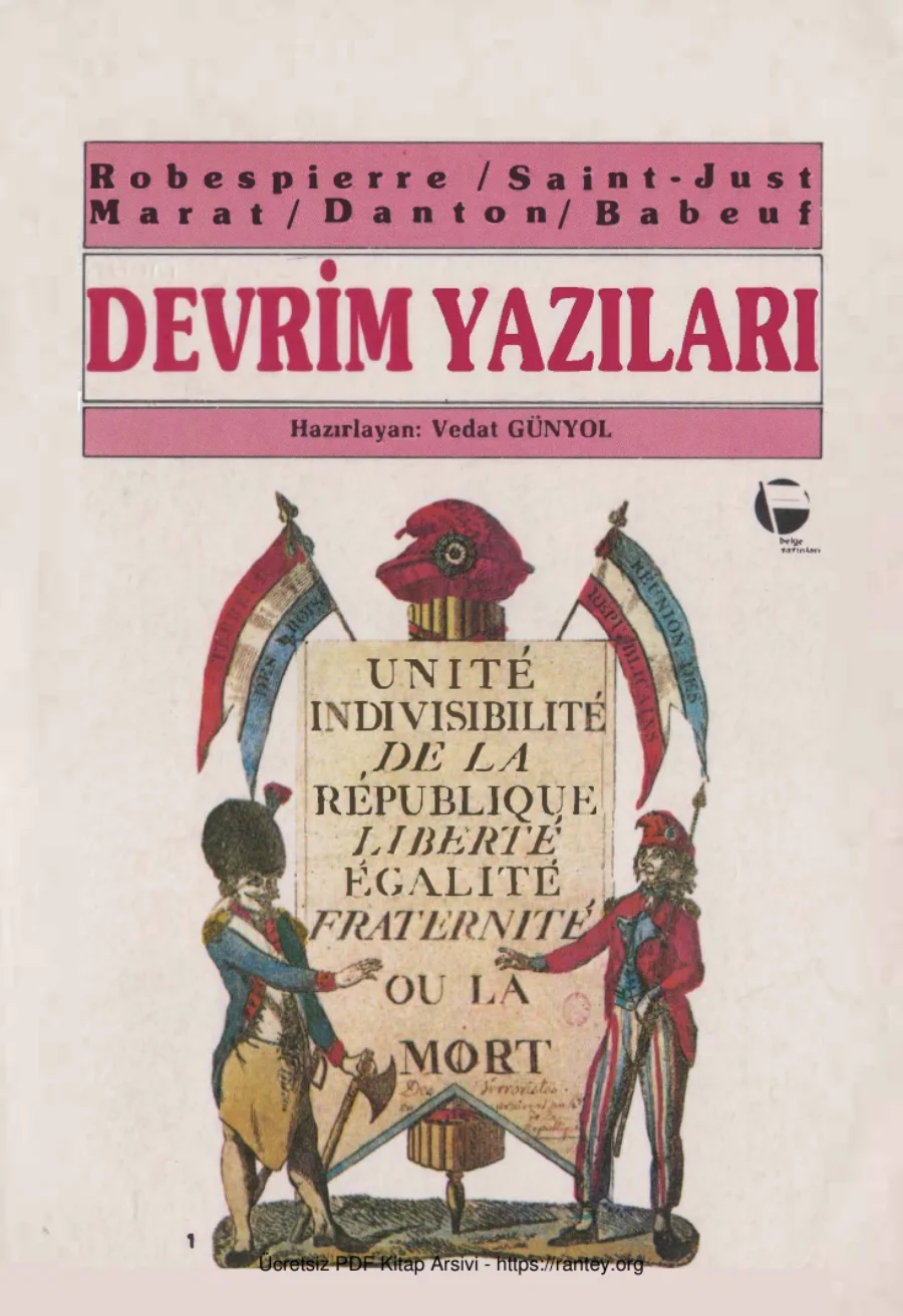 Just Marat Danton Babeuf Devrim Yazıları kapak görseli