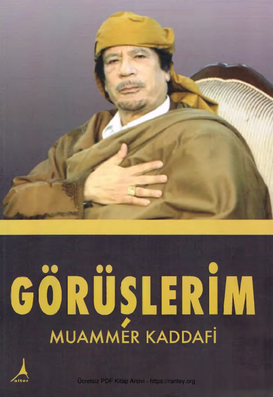 Kaddafi Görüşlerim kapak görseli