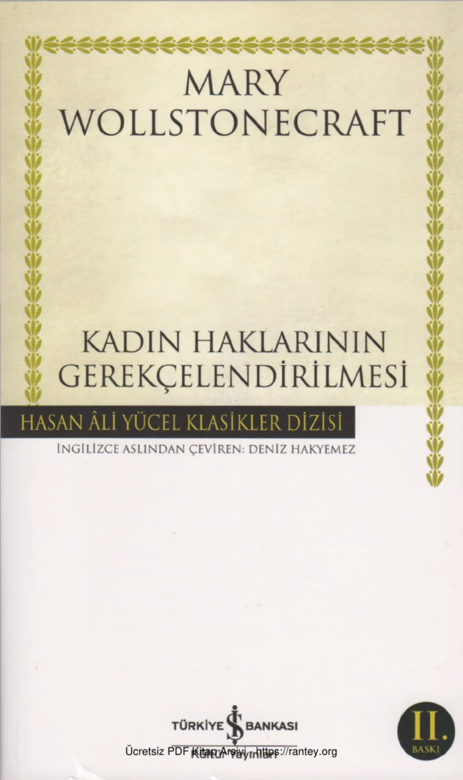 Kadın Haklarının Gerekçelendirilmesi kapak görseli