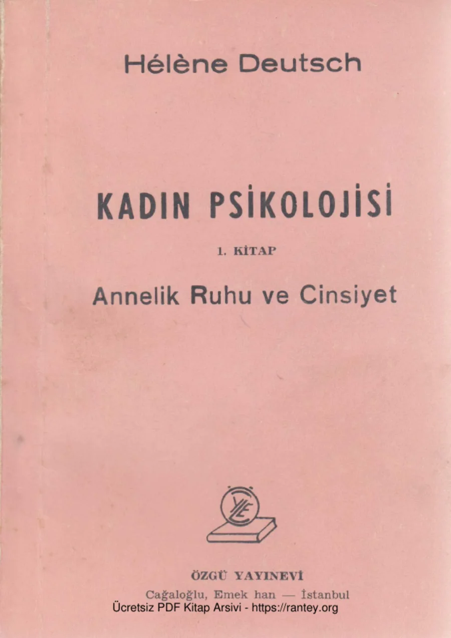 Kadın Psikolojisi 1 Özge Yayınları kapak görseli