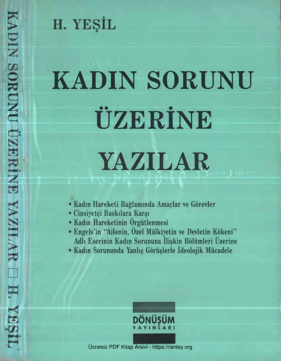 Kadın Sorunu Üzerine Yazılar kapak görseli