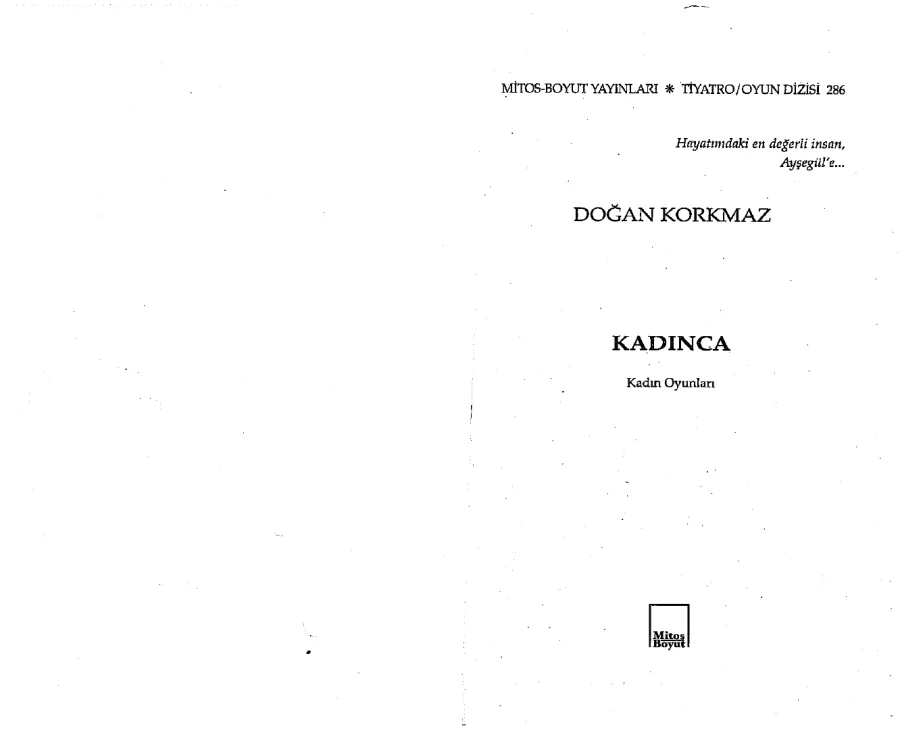 Kadınca kitap kapağı