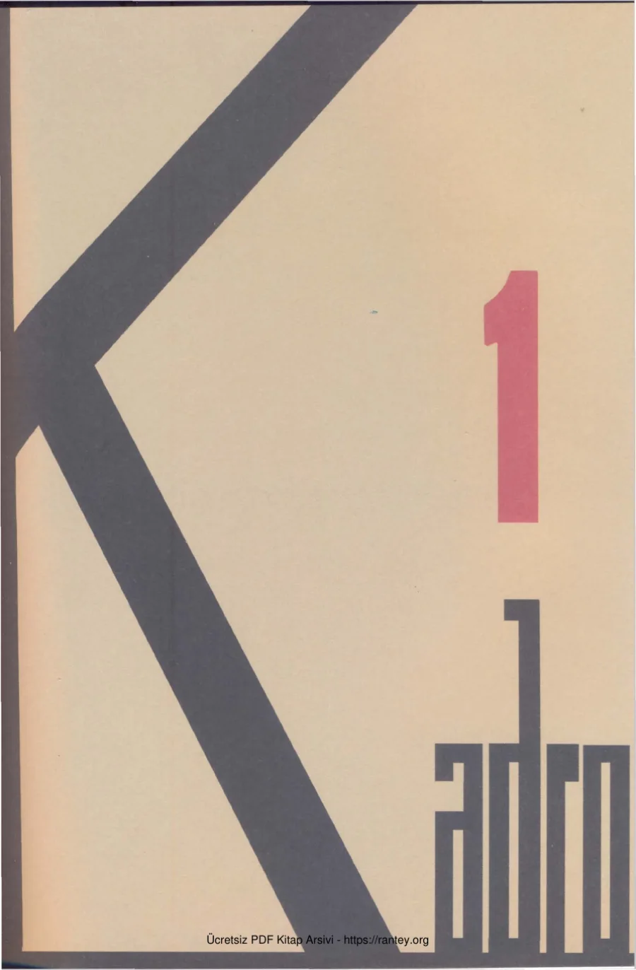 Kadro Dergisi Sayı 01 Ocak 1932 kapak görseli
