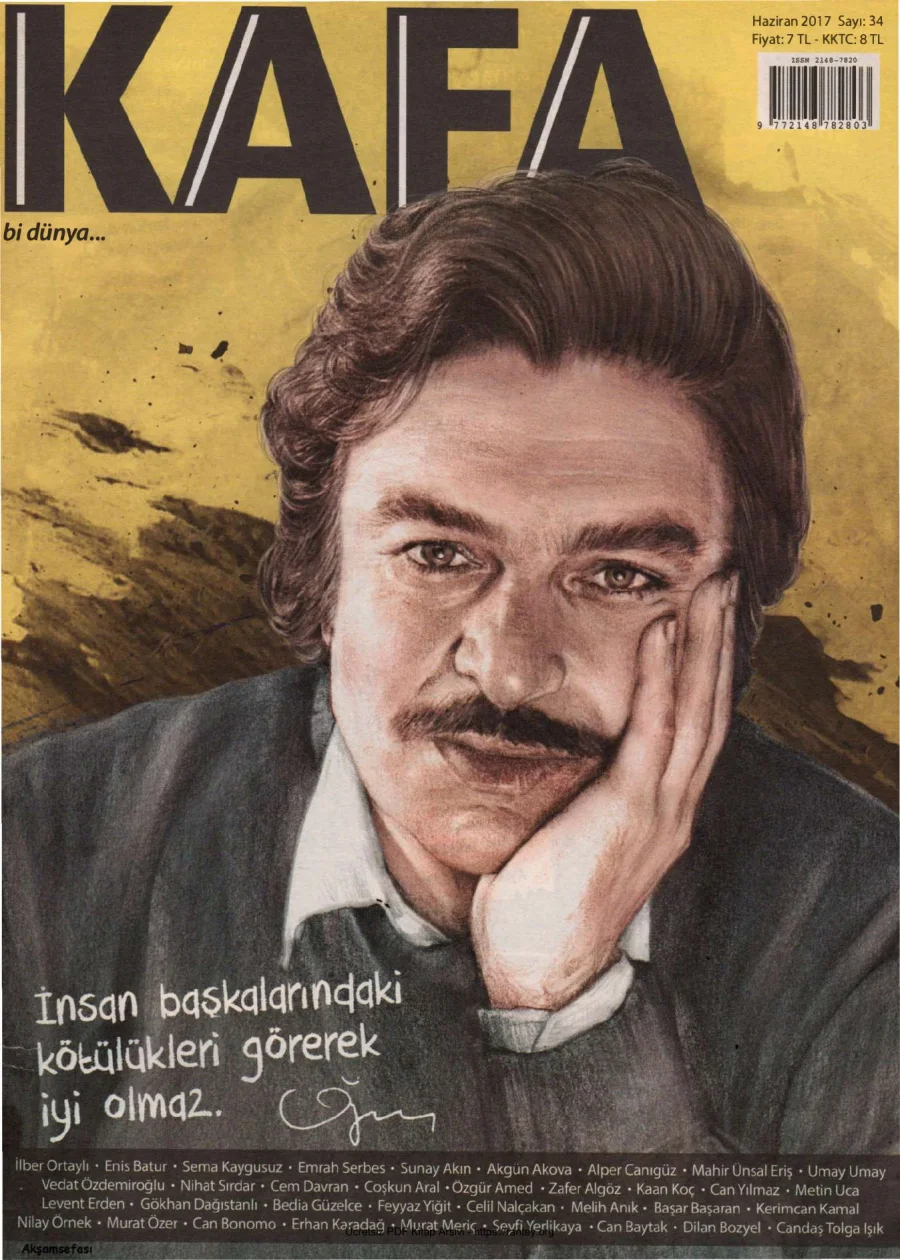 Kafa Bi Dünya Sayı 34 Oğuz Atay kapak görseli