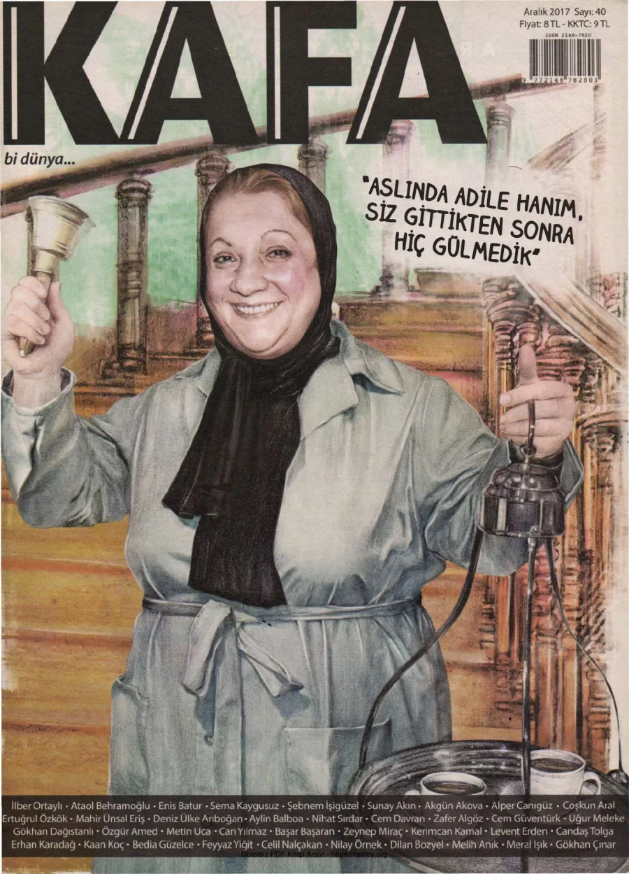 Kafa Bi Dünya Sayı 40 Adile Naşit kapak görseli