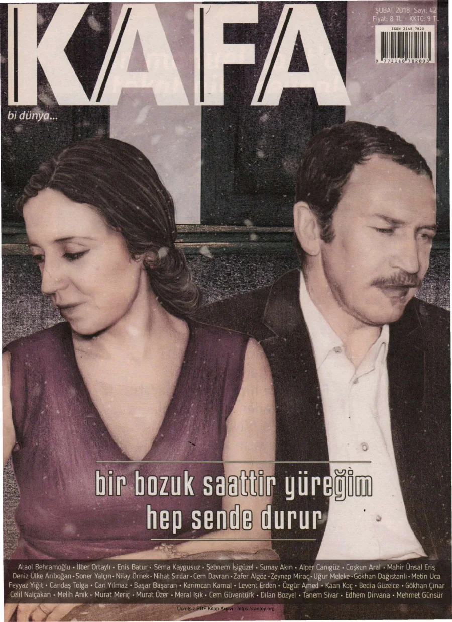 Kafa Bi Dünya Sayı 42 Turgut Uyar kapak görseli