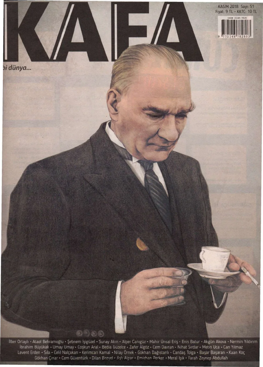 Kafa Bi Dünya Sayı 51 Atatürk kapak görseli