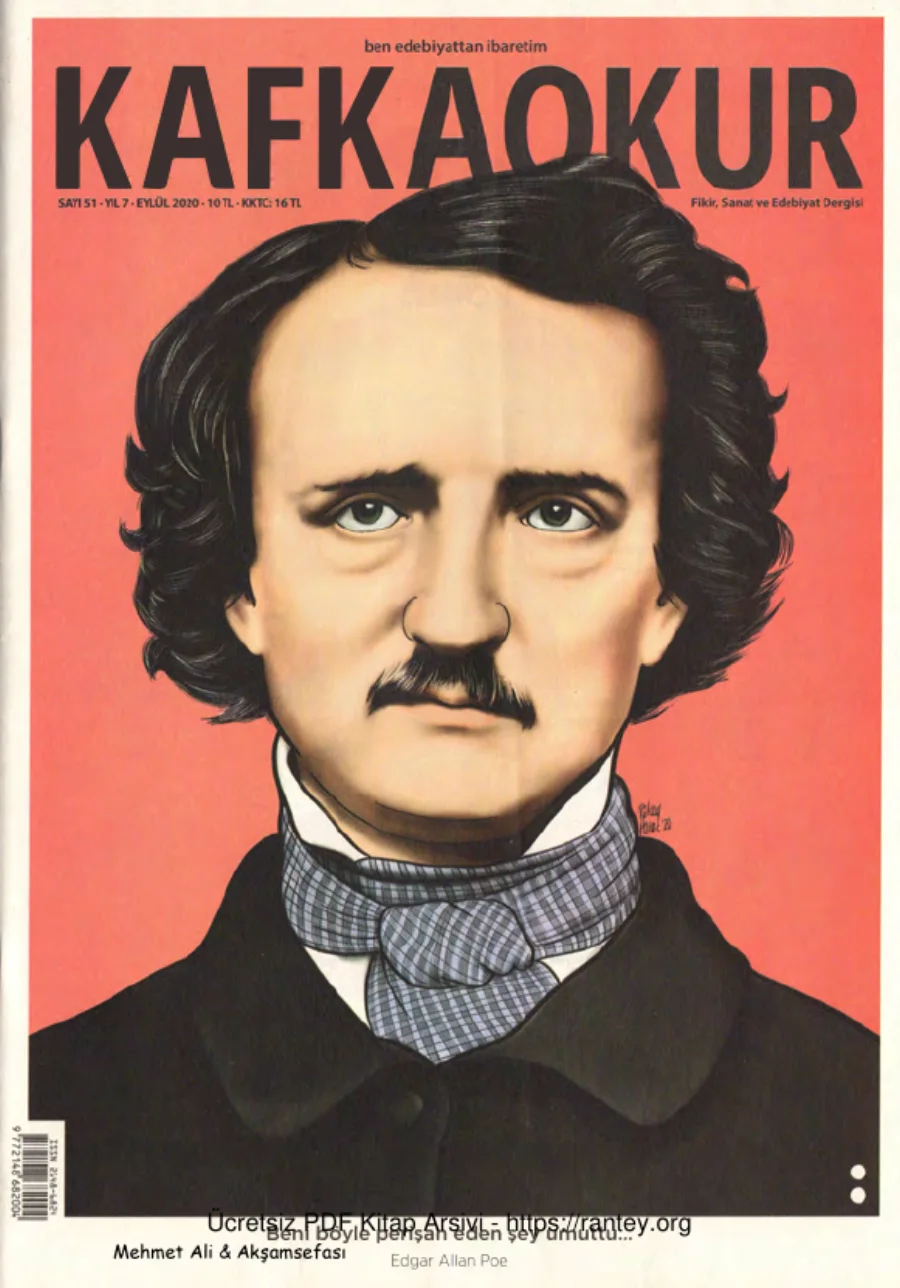 Kafka Okur Sayı 051 - Edgar Allan Poe kapak görseli