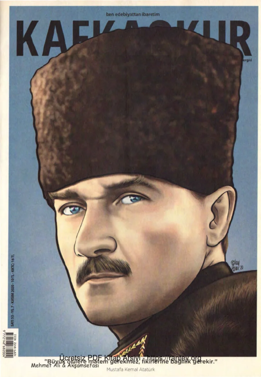 Kafka Okur Sayı 053 - Atatürk kapak görseli