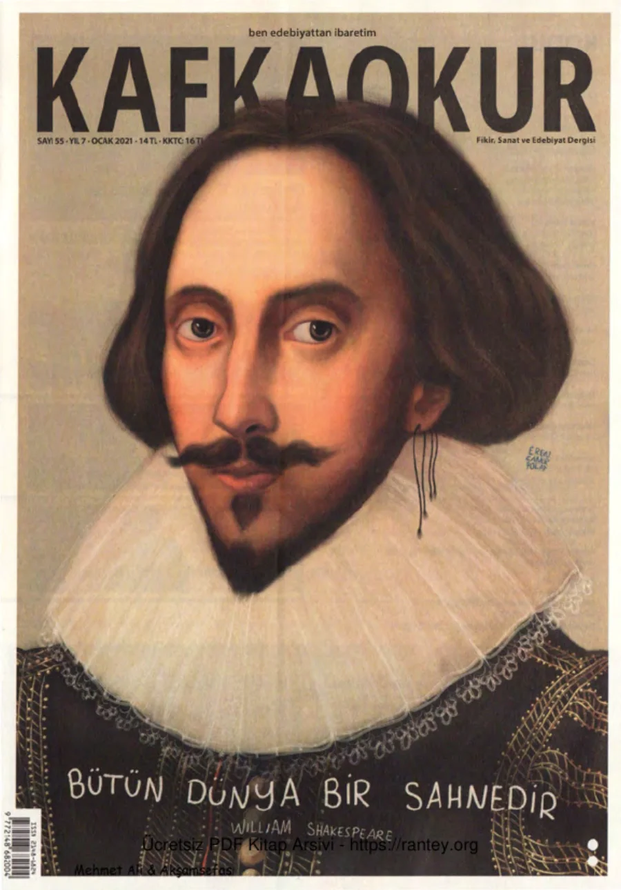 Kafka Okur Sayı 055 - William Shakespeare kapak görseli