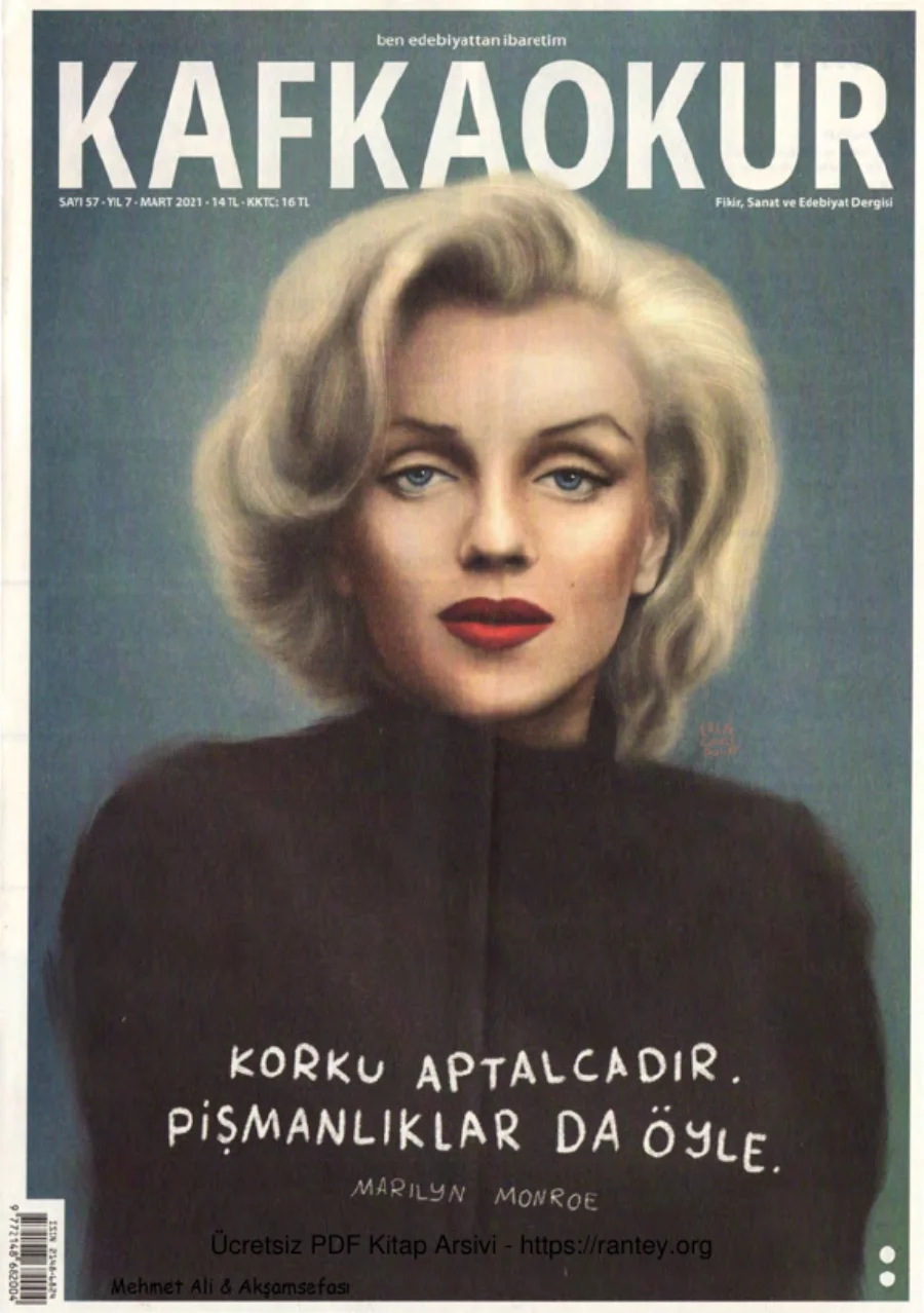 Kafka Okur Sayı 057 - Marilyn Monroe kapak görseli