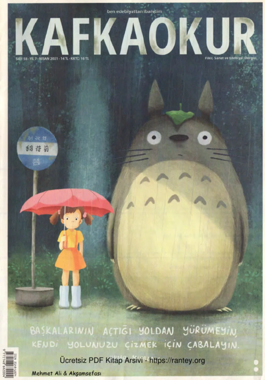 Kafkaokur Sayı 058 - Hayao Miyazaki kapak görseli