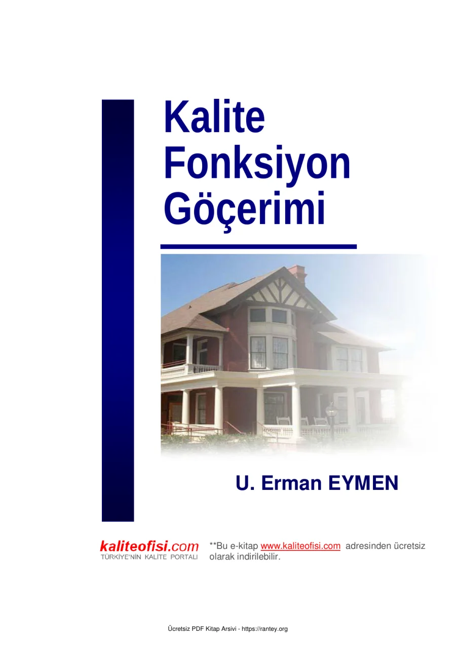 Kalite Fonksiyon Göçerimi kapak görseli