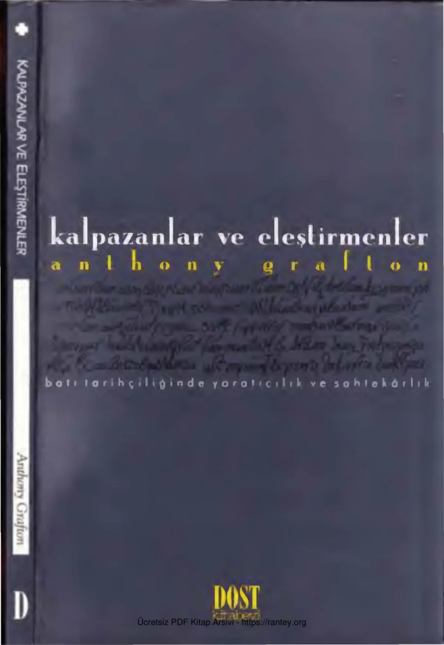 Kalpazanlar ve Eleştirmenler Dost Kitabevi kapak görseli