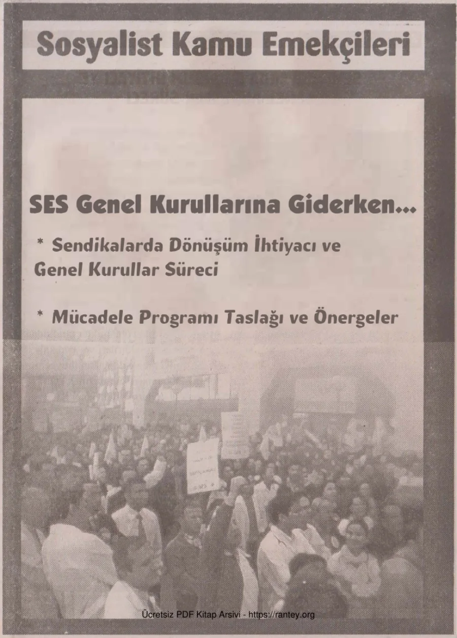 Kamu Emekçileri Bülteni Özel Sayı 358 Şubat 2011 SES Genel Kuruluna Giderken kapak görseli