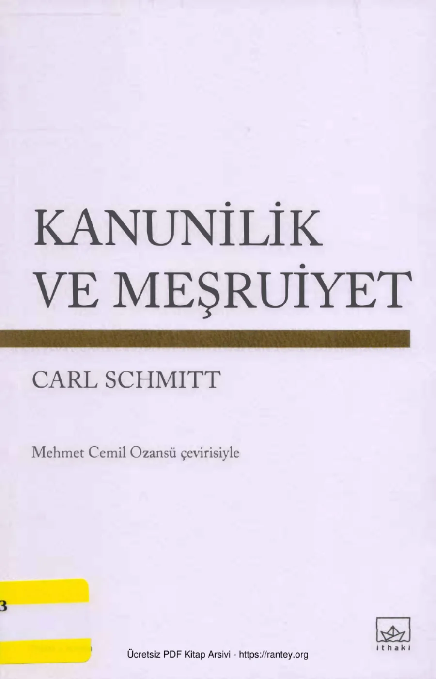 Kanunilik ve Meşruiyet kapak görseli