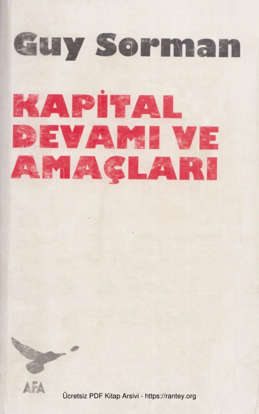 Kapital Devamı ve Amaçları kapak görseli