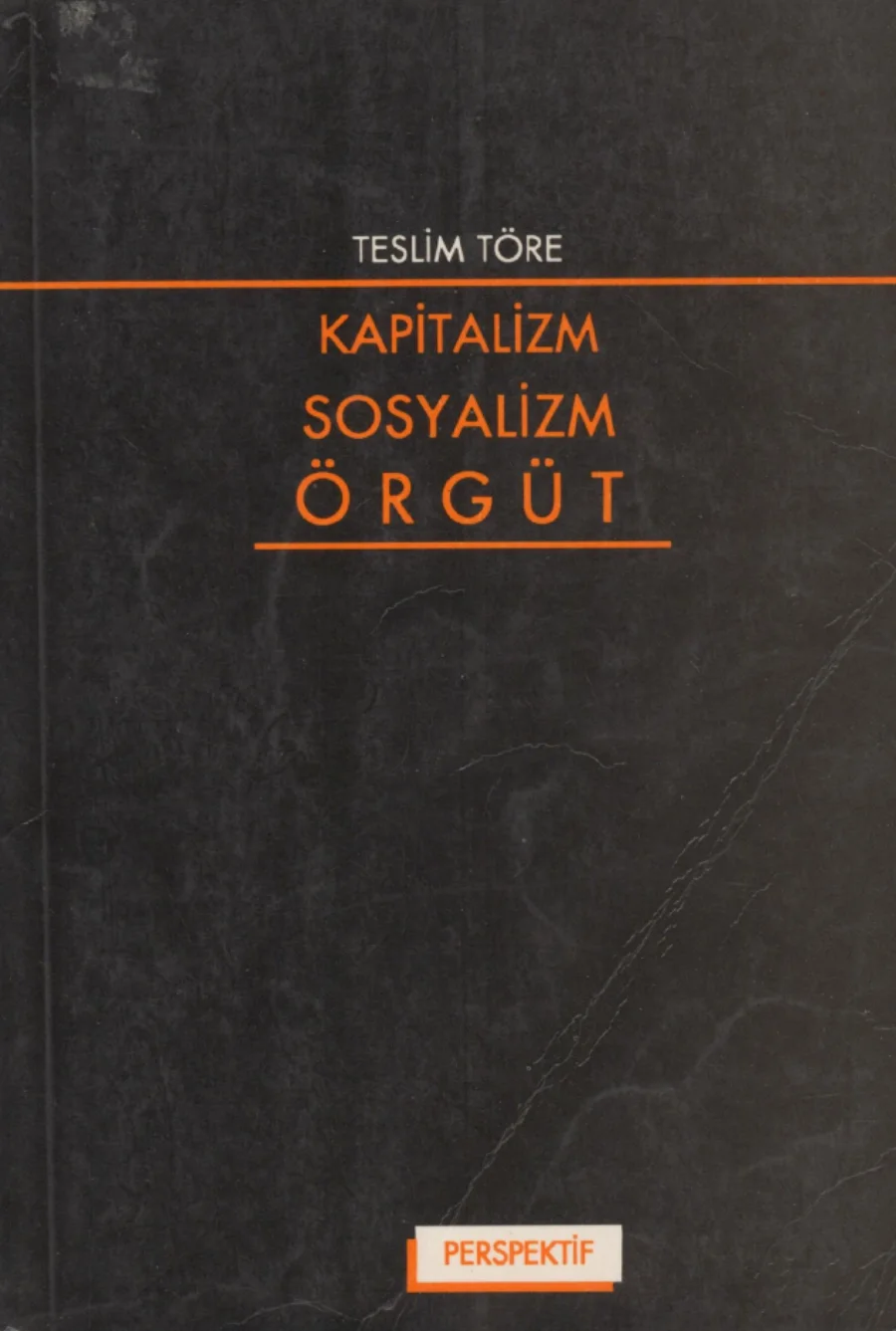 Kapitalizm Sosyalizm Örgüt Perspektif Yayınları kapak görseli