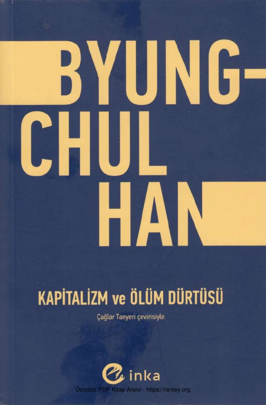 Kapitalizm ve Ölüm Dürtüsü kapak görseli