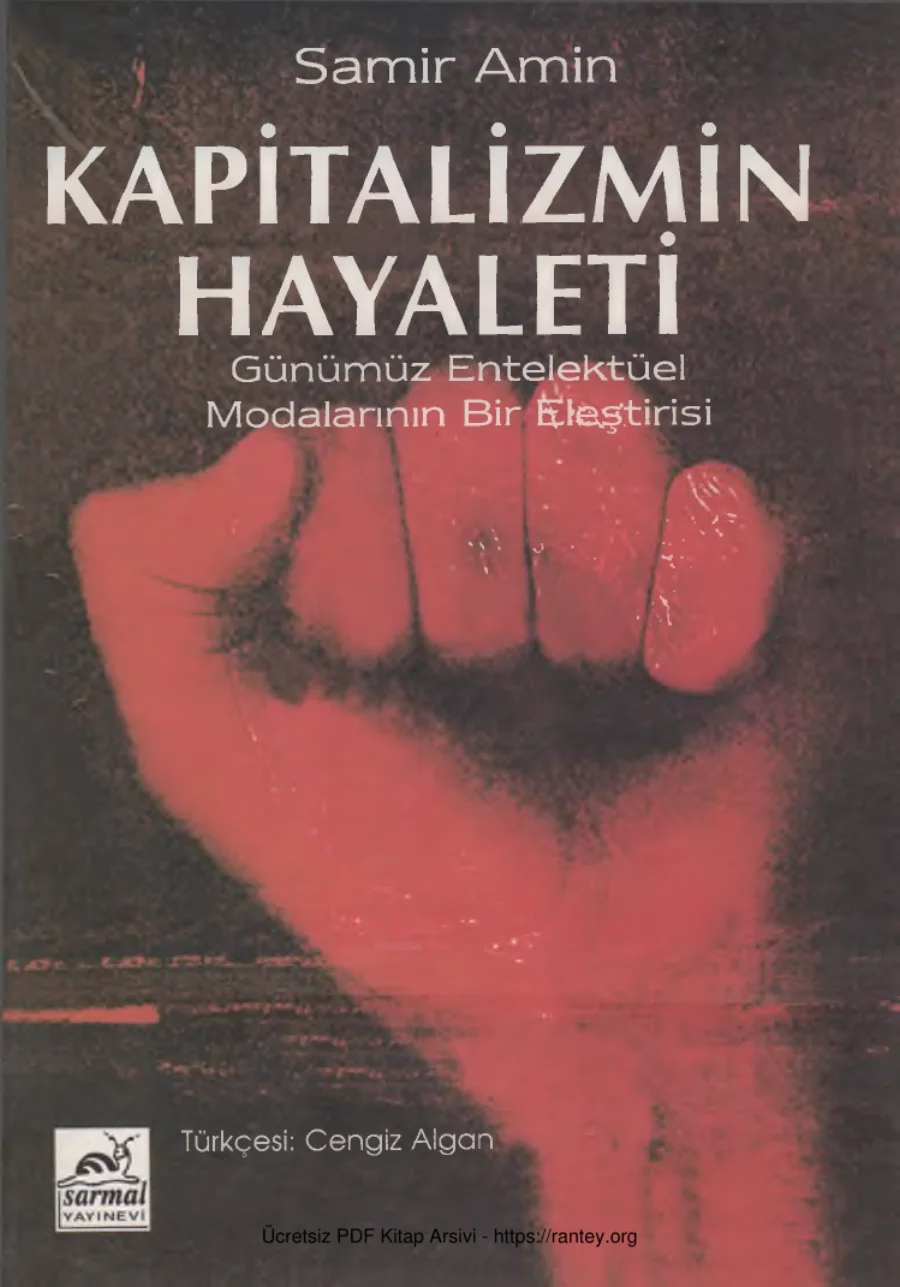 Kapitalizmin Hayaleti Sarmal Yayınları kapak görseli