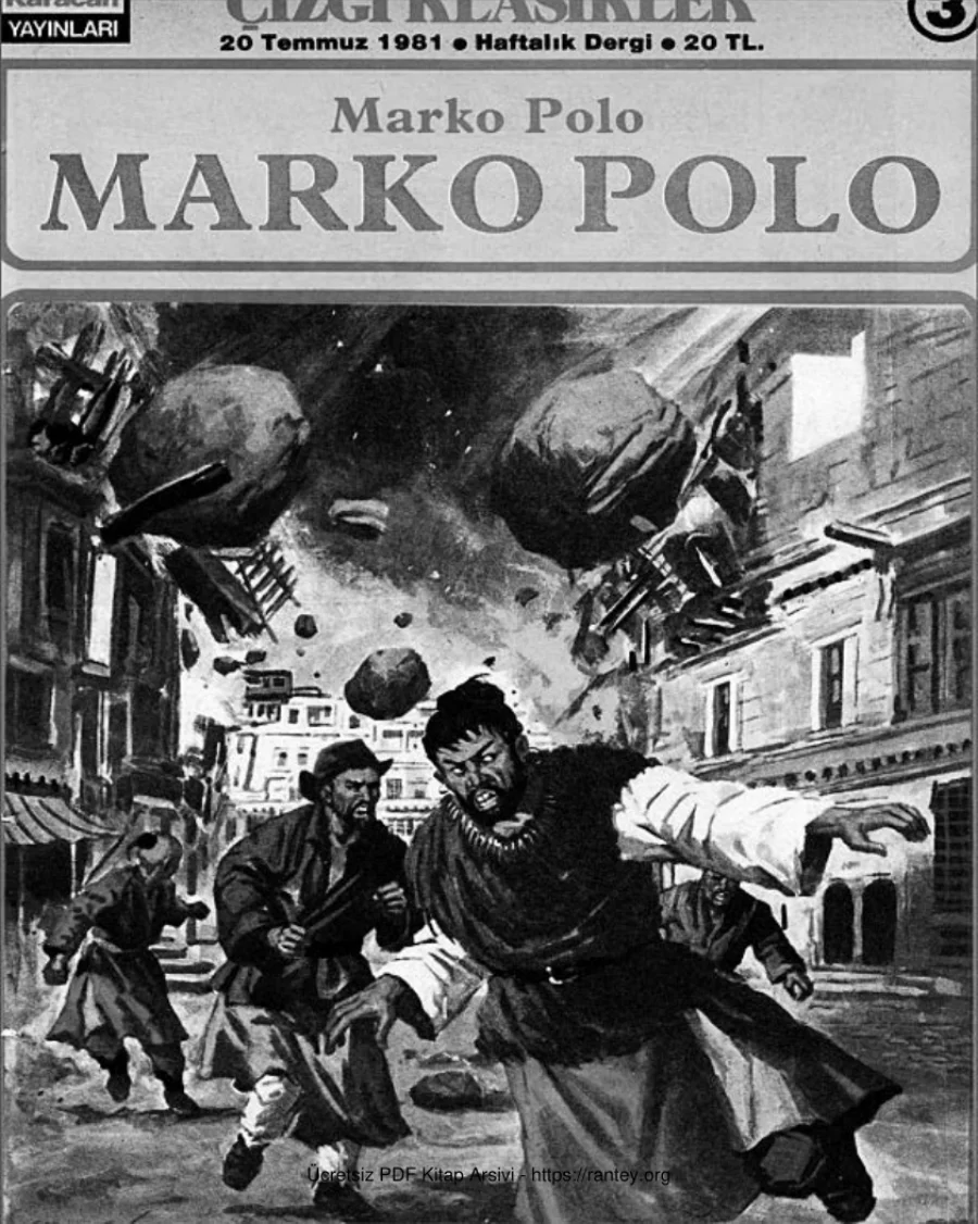 Karacan Yayınları Çizgi Klasikler Sayı 03 Marco Polo kapak görseli