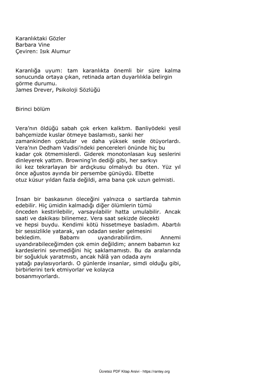 Karanlıktaki Gözler kapak görseli