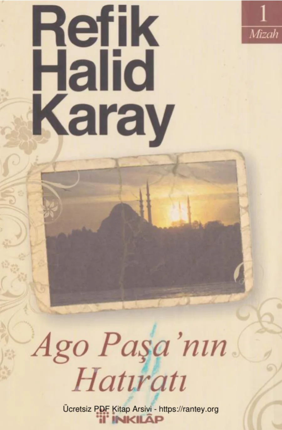 Karay Ago Paşanın Hatıratı Inkılap Yayınları kapak görseli