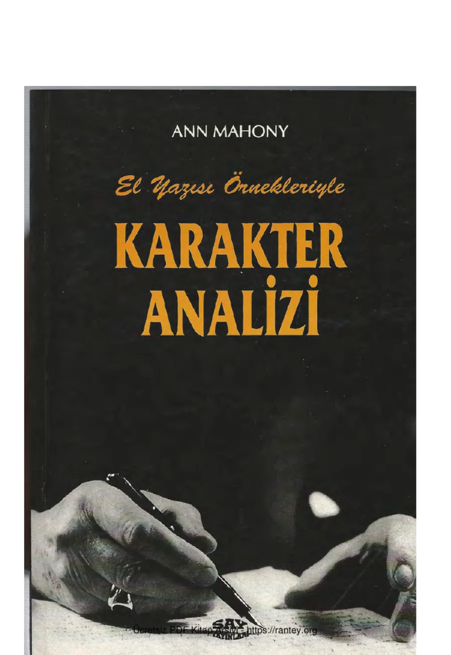 Karekter Analizi kapak görseli
