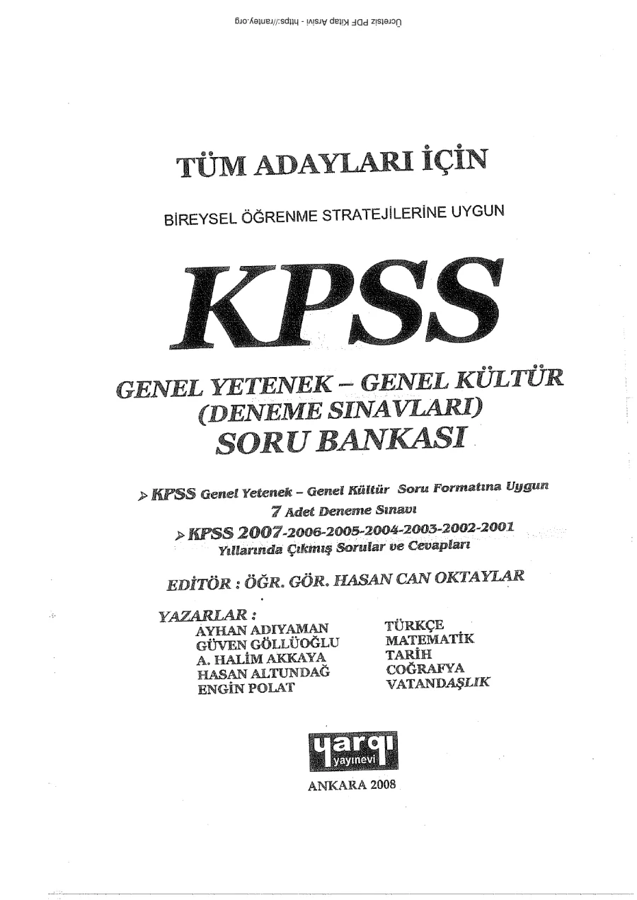 KARIŞIK YAPRAK TEST 3 kapak görseli