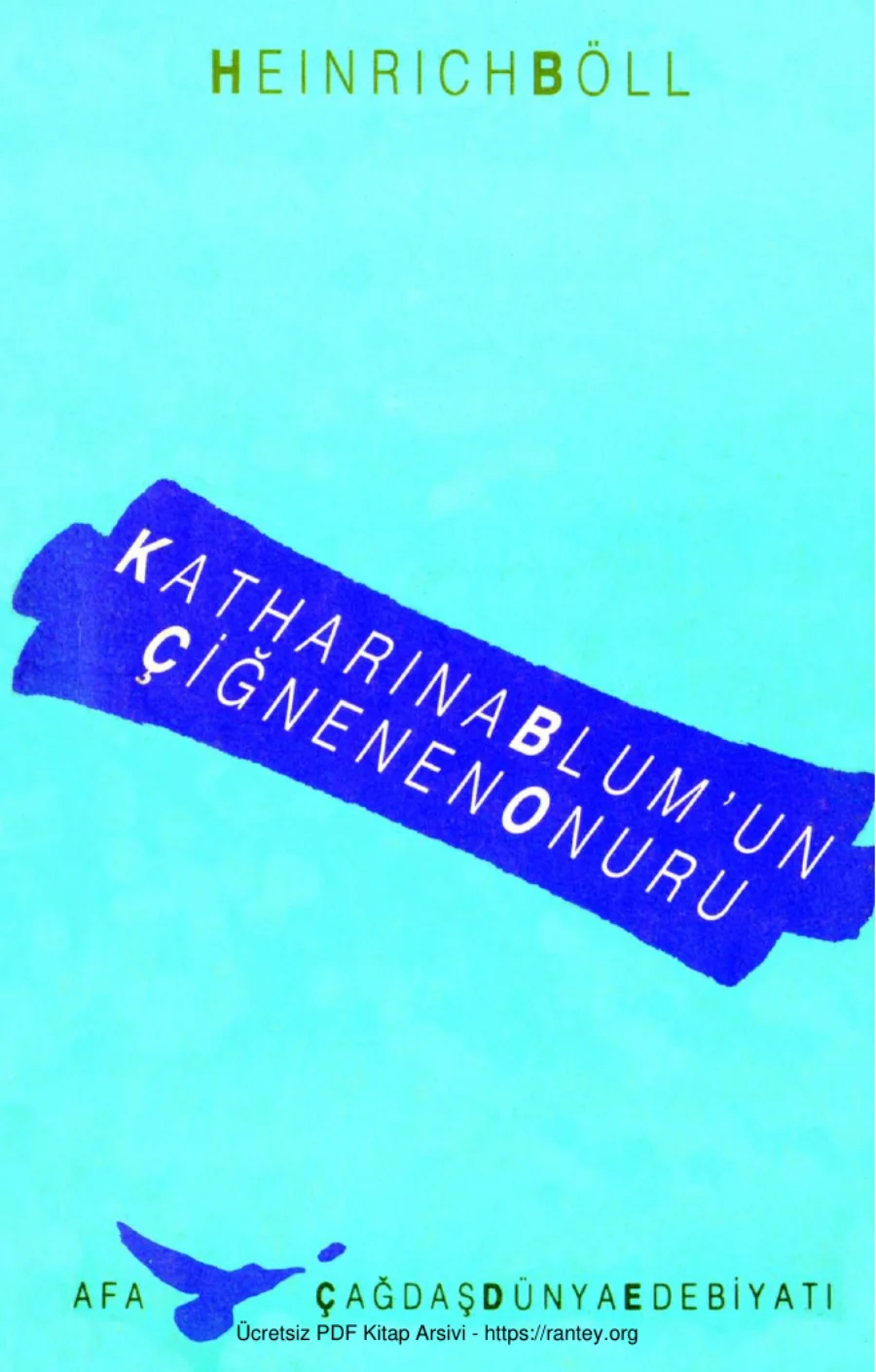 Katharina Blumun Çiğnenen Onuru kapak görseli