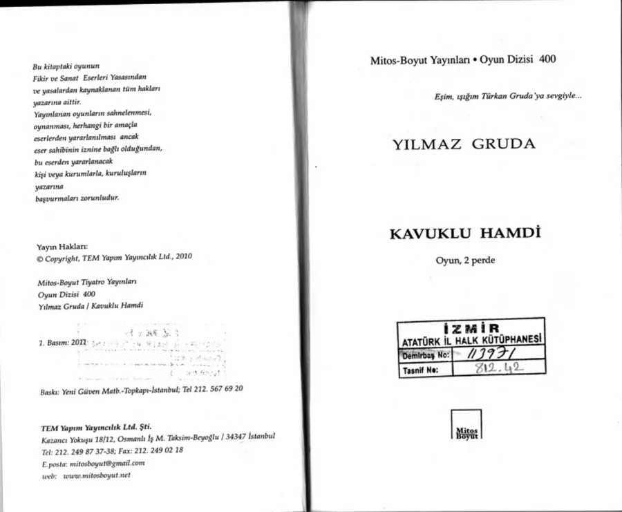 Kavuklu Hamdi kapak görseli