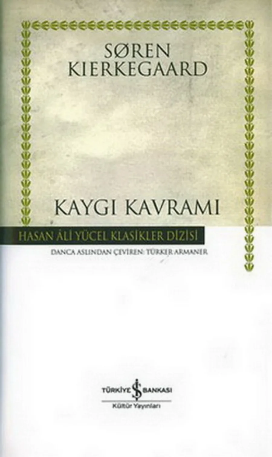 Kaygı Kavramı kapak görseli