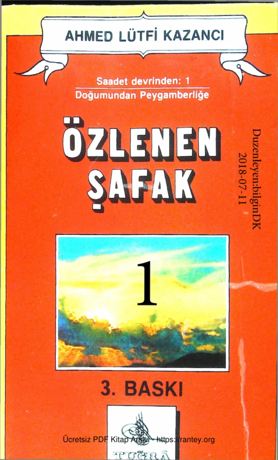 Kazanci Saadet Devrinden01 Dogumundan Peygamberligine Ozlenen Safak kapak görseli
