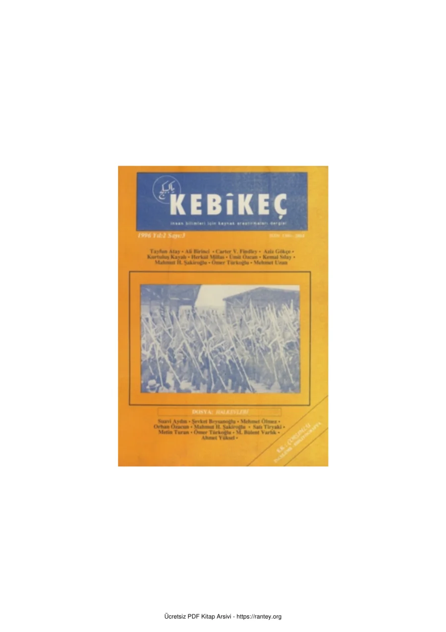 Kebikeç Sayı 003 Halkevleri 1996 kapak görseli