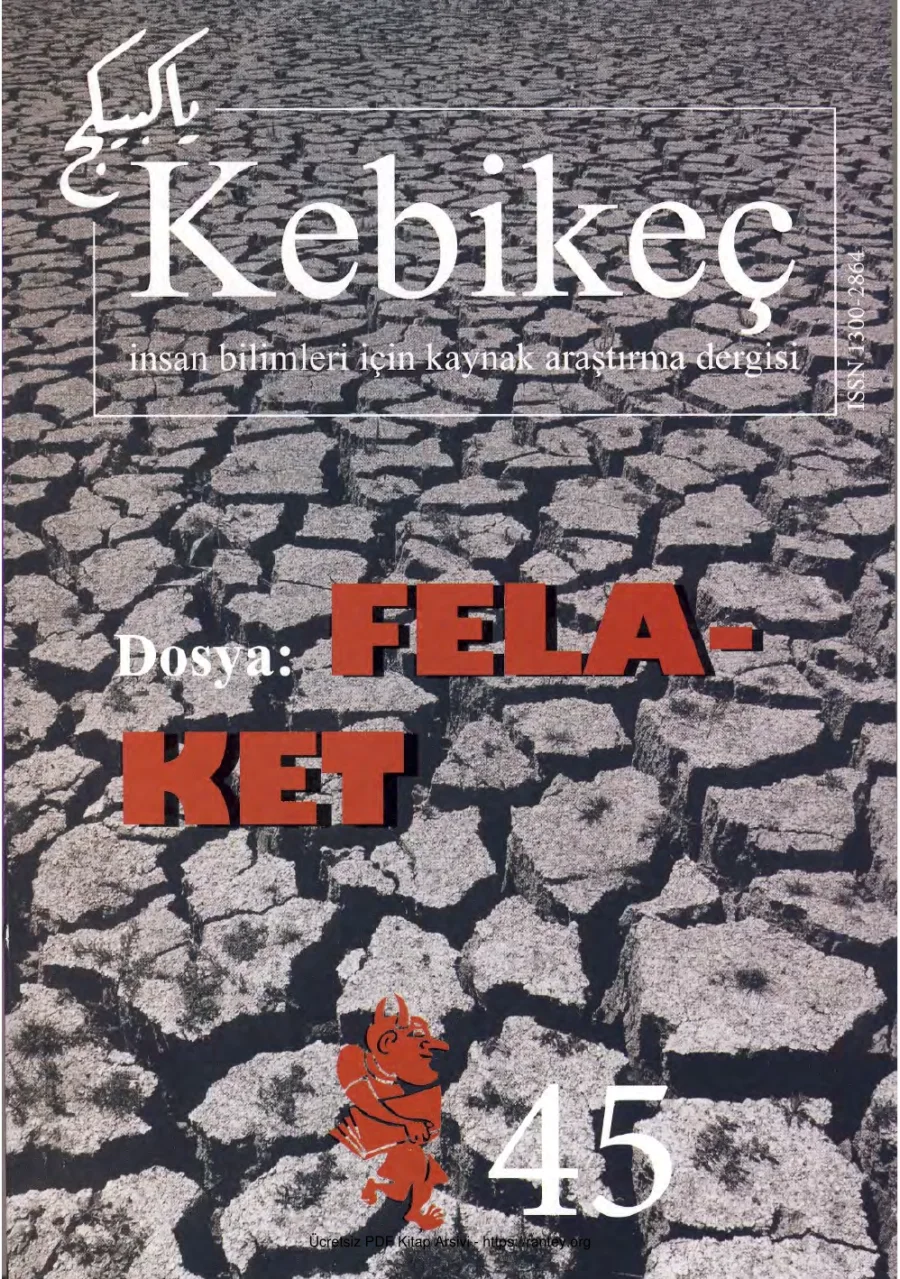 Kebikeç Sayı 045 Felaket 1 2018 kapak görseli