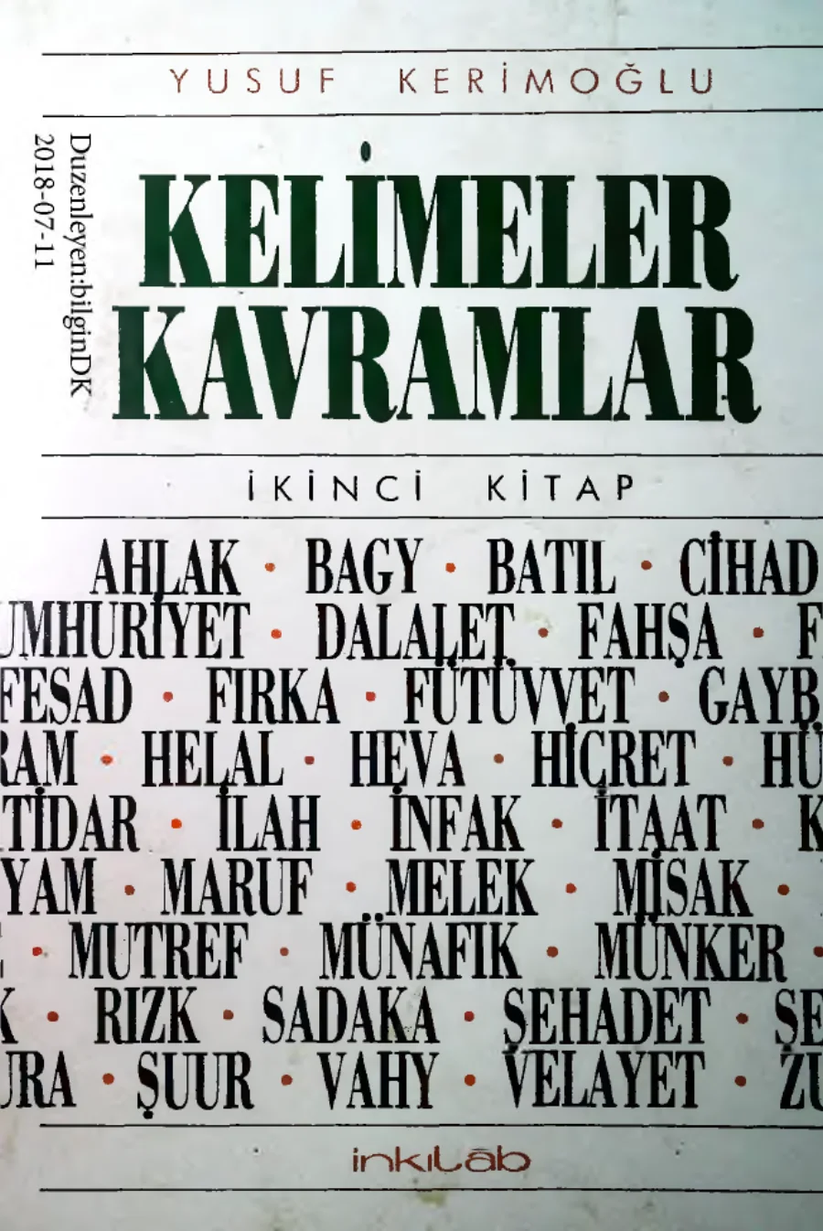 Kelimeler Kavramlar 2 kapak görseli